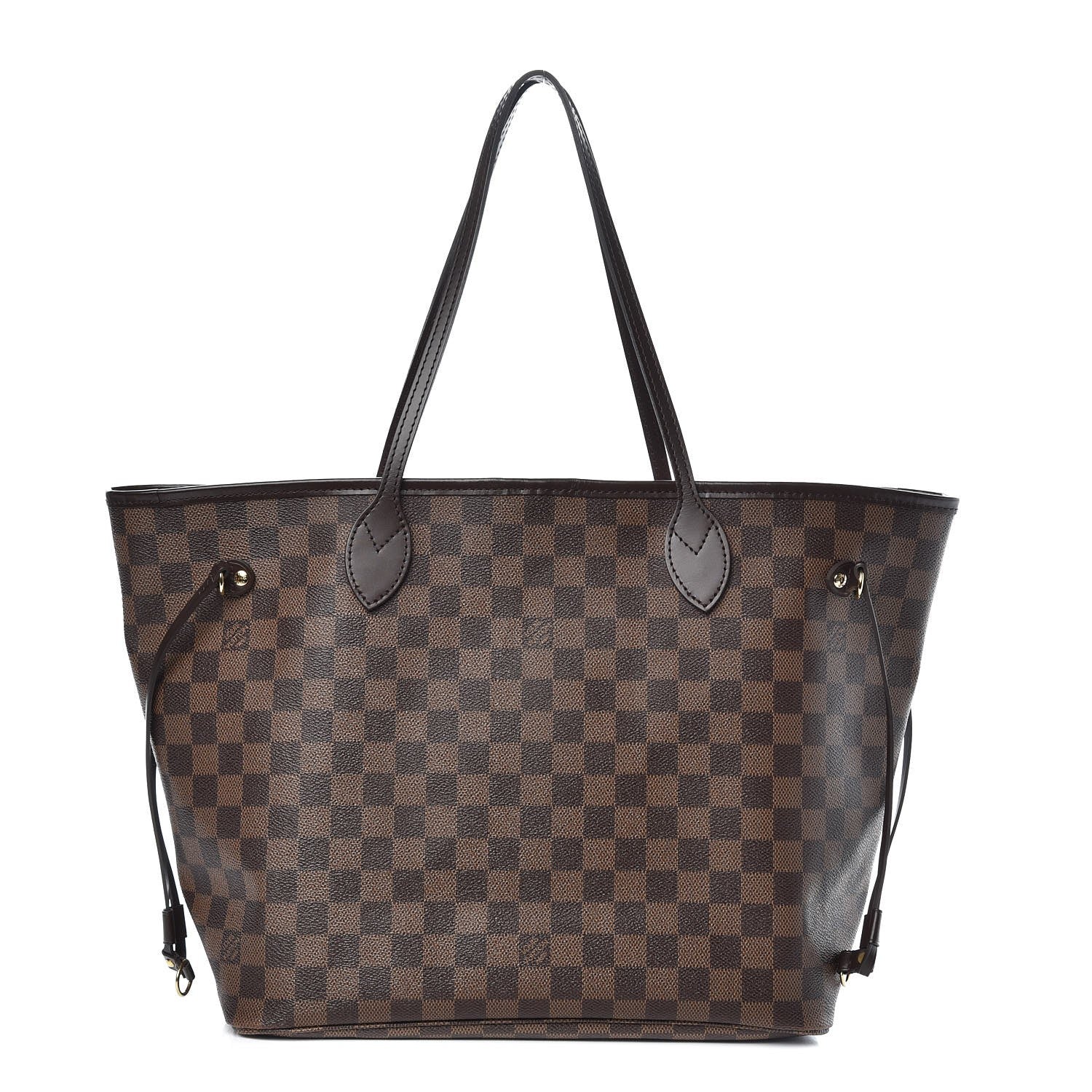 Louis Vuitton Damier Ebene Neo Neverfull MM Rose Ballerine 1 of 15