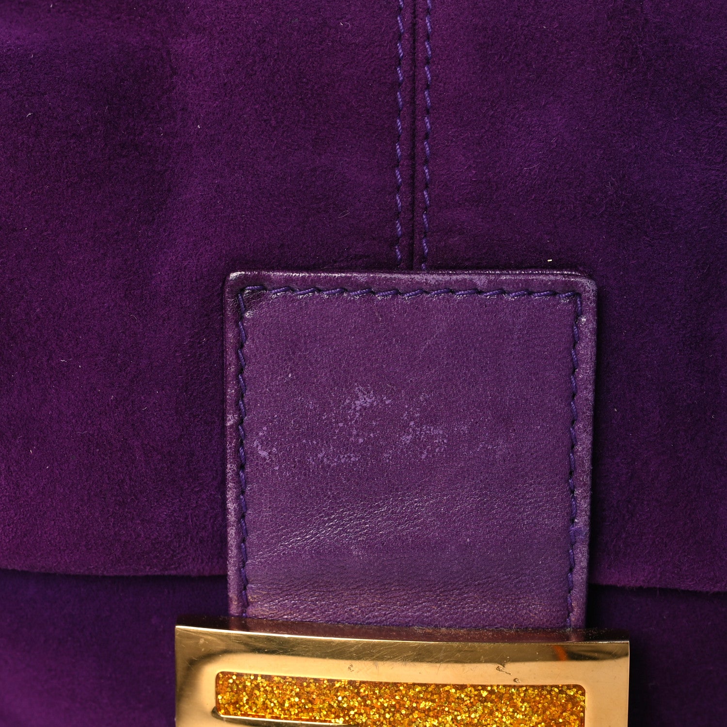 Fendi Suede Baguette Purple 11 of 11