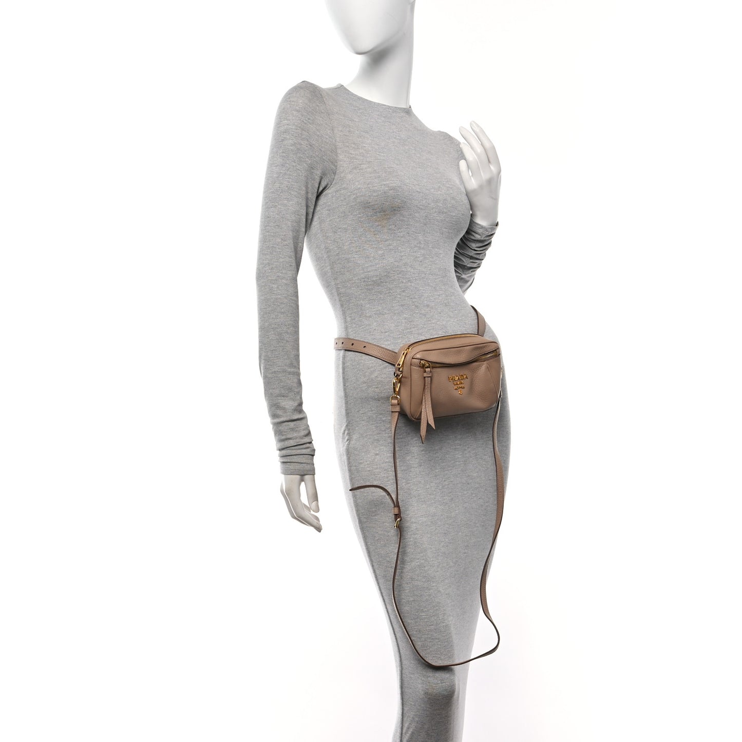 Vitello Daino Belt Bag Cammeo