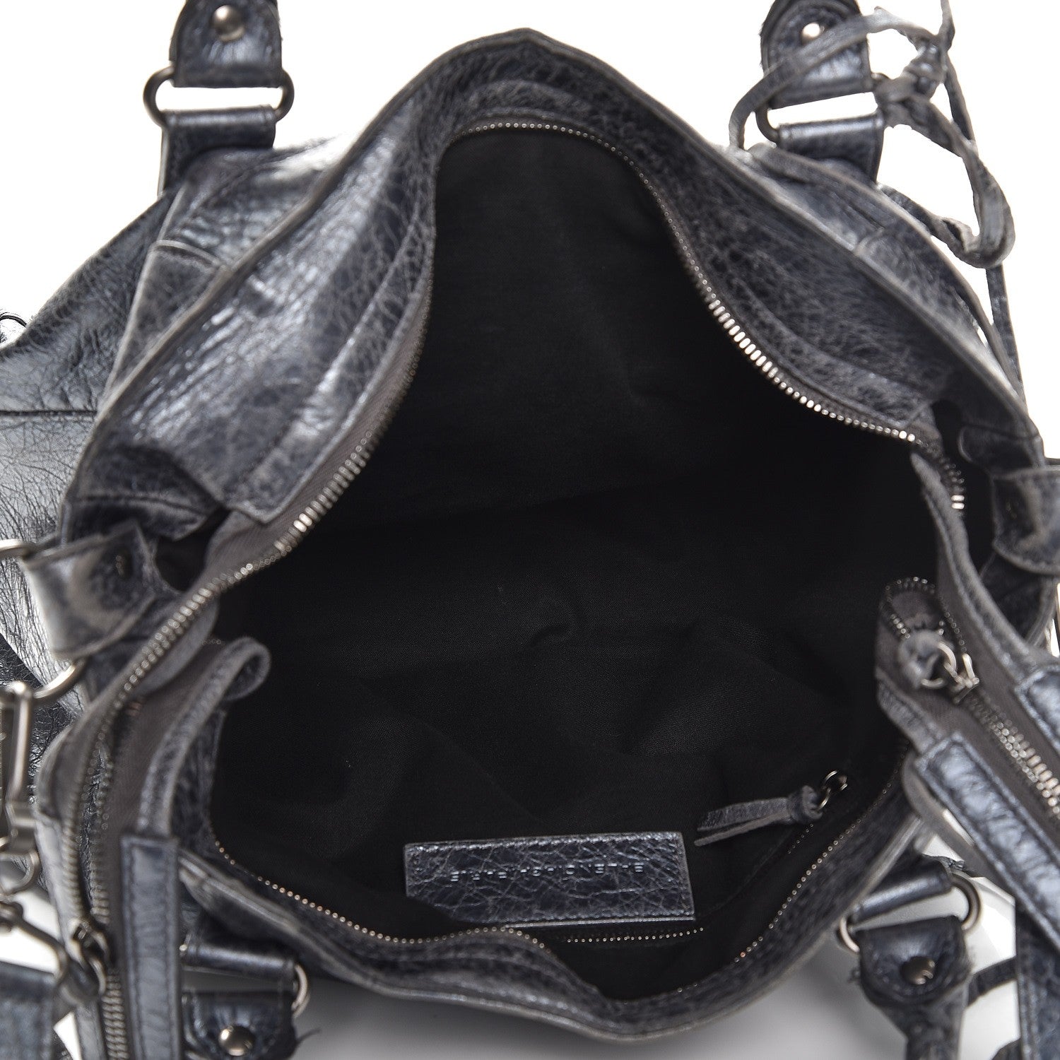 Balenciaga Agneau Classic Hardware Velo Argent Fonce 6 of 16
