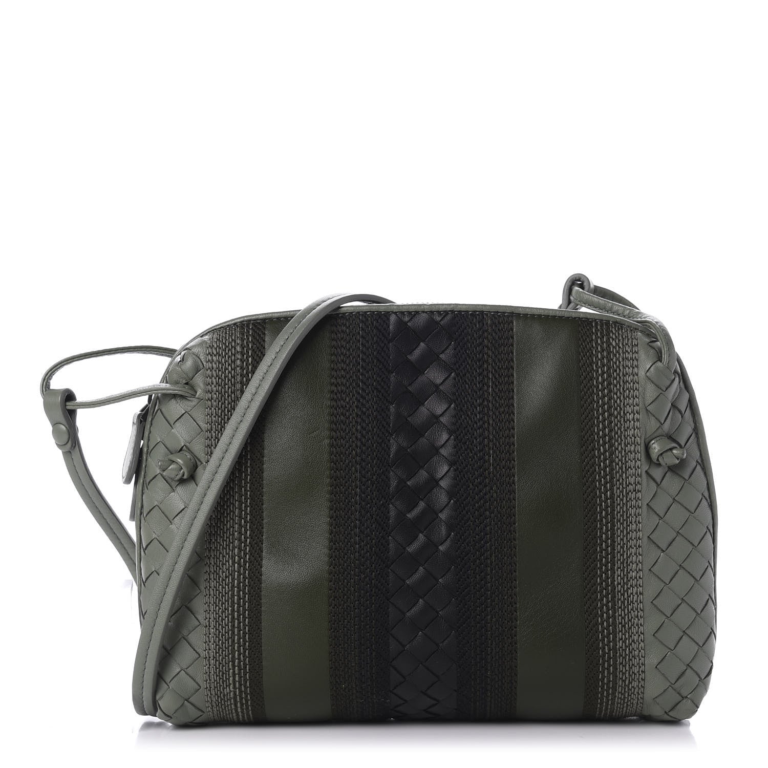 Bottega Veneta Nappa Intrecciato Embroidered Nodini Crossbody Messenger 1 of 9