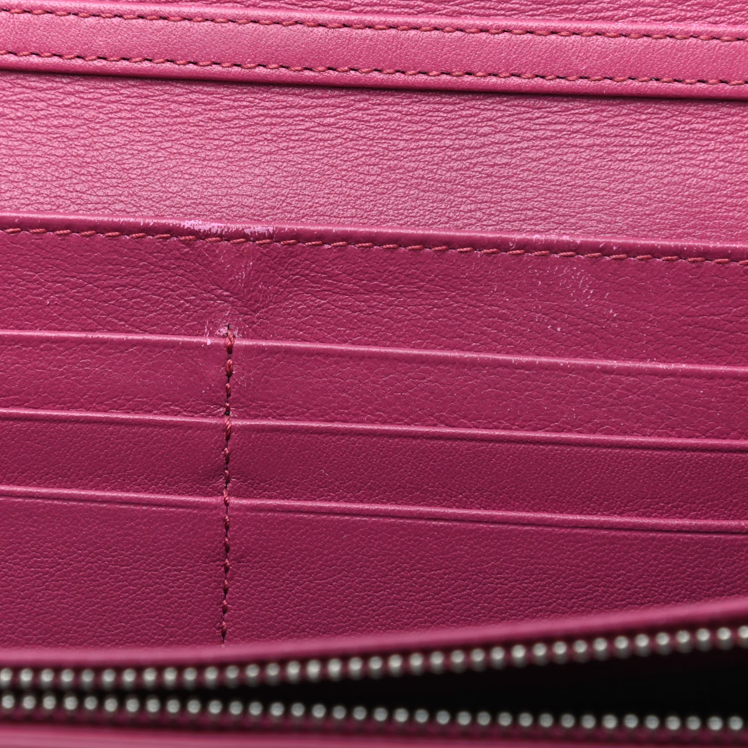 Christian Dior Patent Cannage Rendezvous Wallet Pink 11 of 12