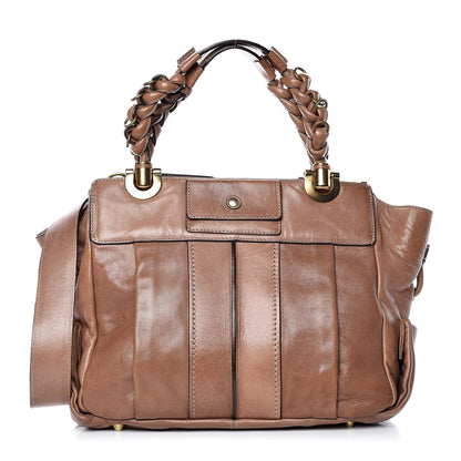 Chloe Lambskin Medium Heloise Satchel Gazelle 1 of 15