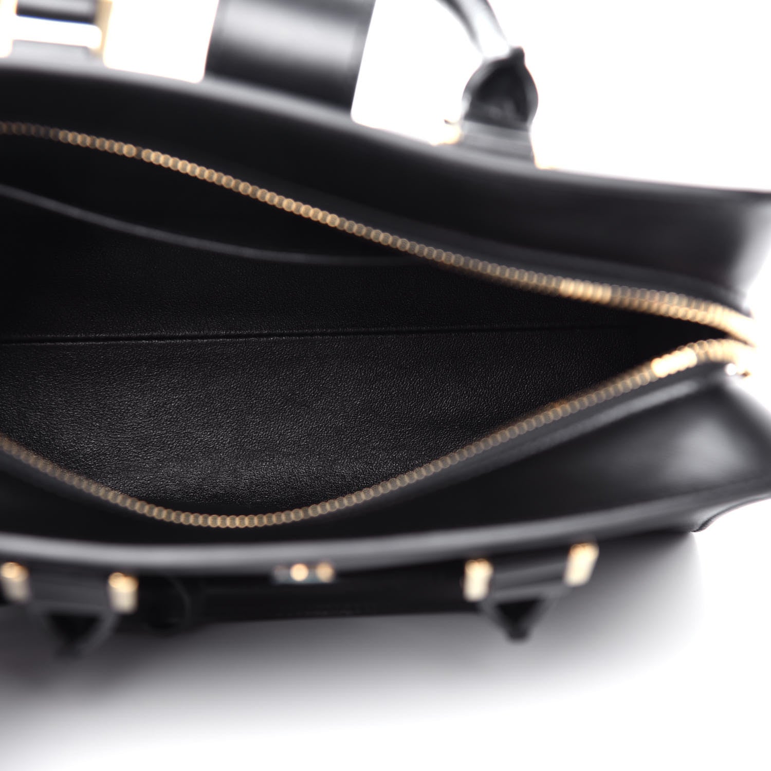 Saint Laurent Calfskin Monogram Baby Cabas Black 5 of 9