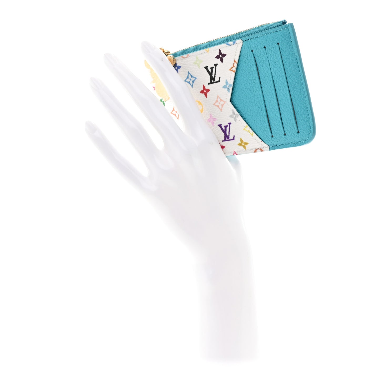LV X TM Monogram Romy Card Holder Kabira Blue