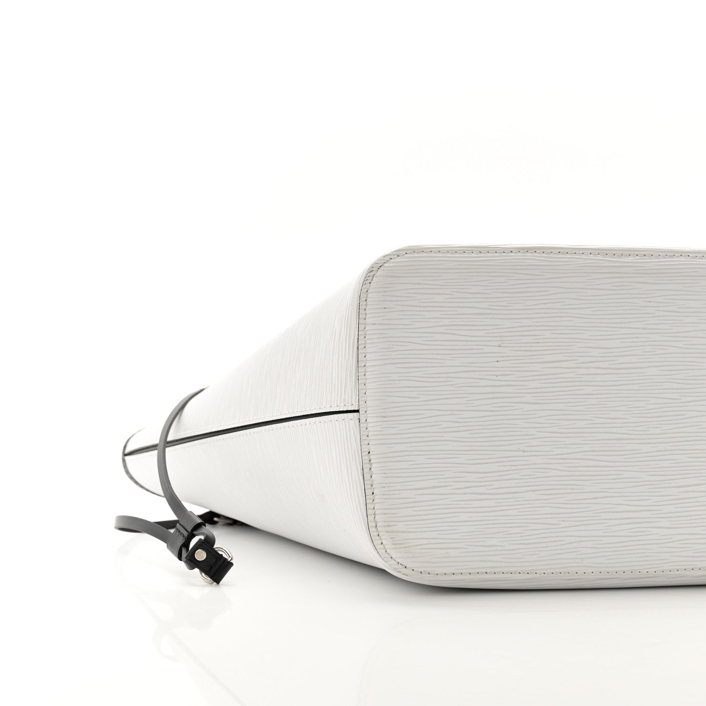 Epi Neverfull MM White Scarlet Black