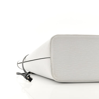 Louis Vuitton Epi Neverfull MM White Scarlet Black 8 of 9