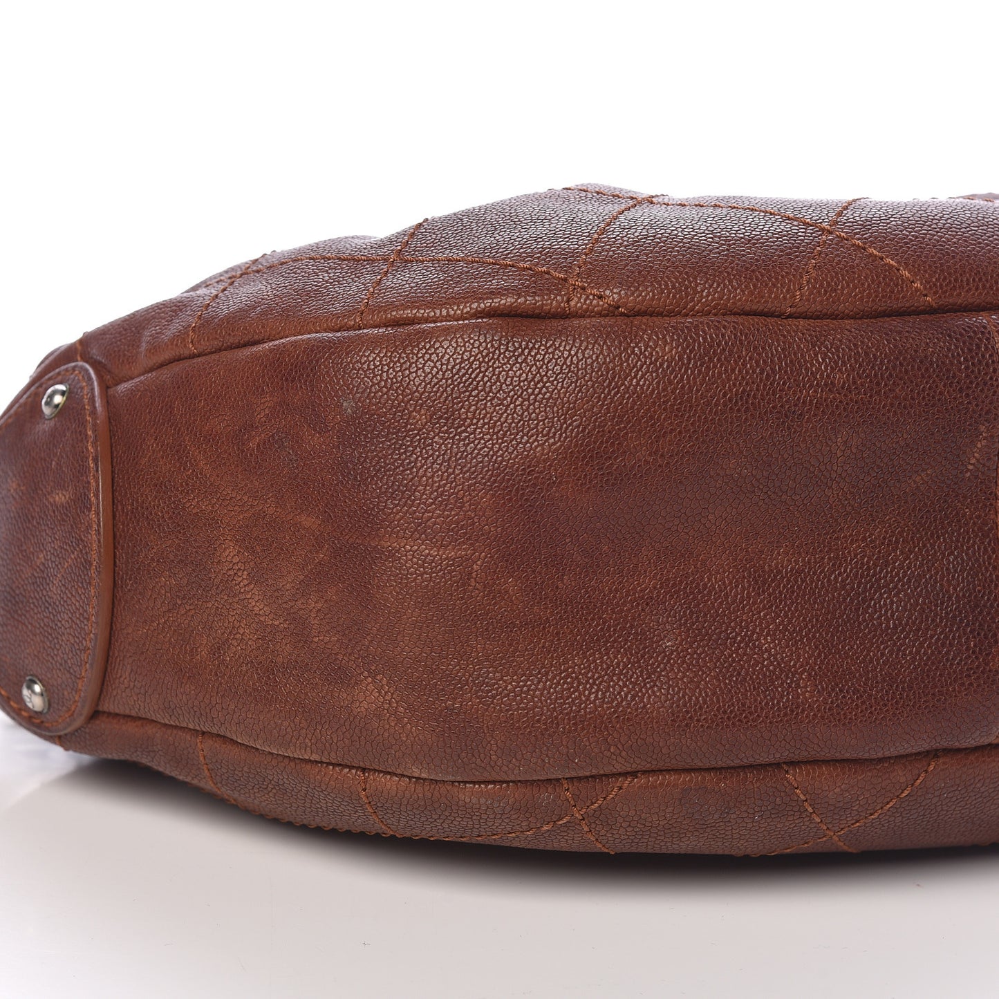 Caviar Stitched Outdoor Ligne Hobo Brown