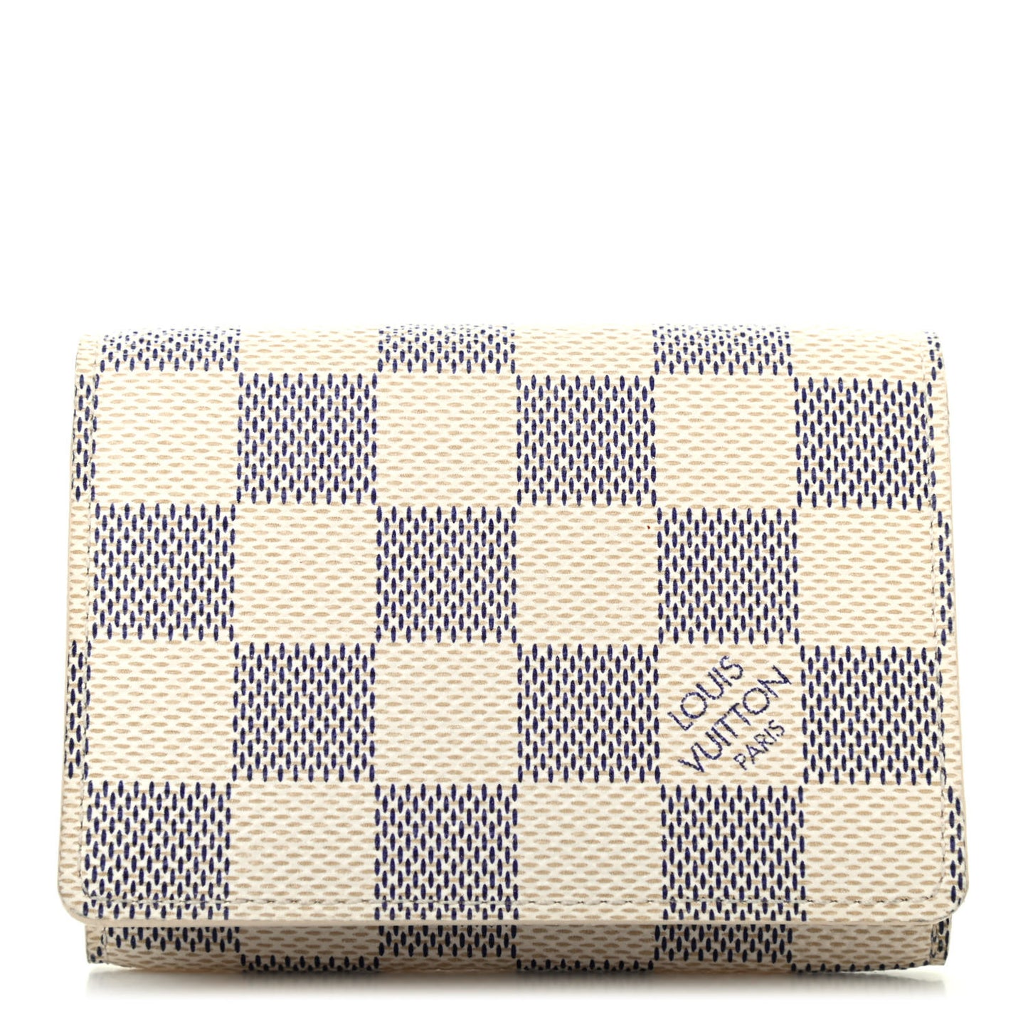 Damier Azur Enveloppe Carte De Visite
