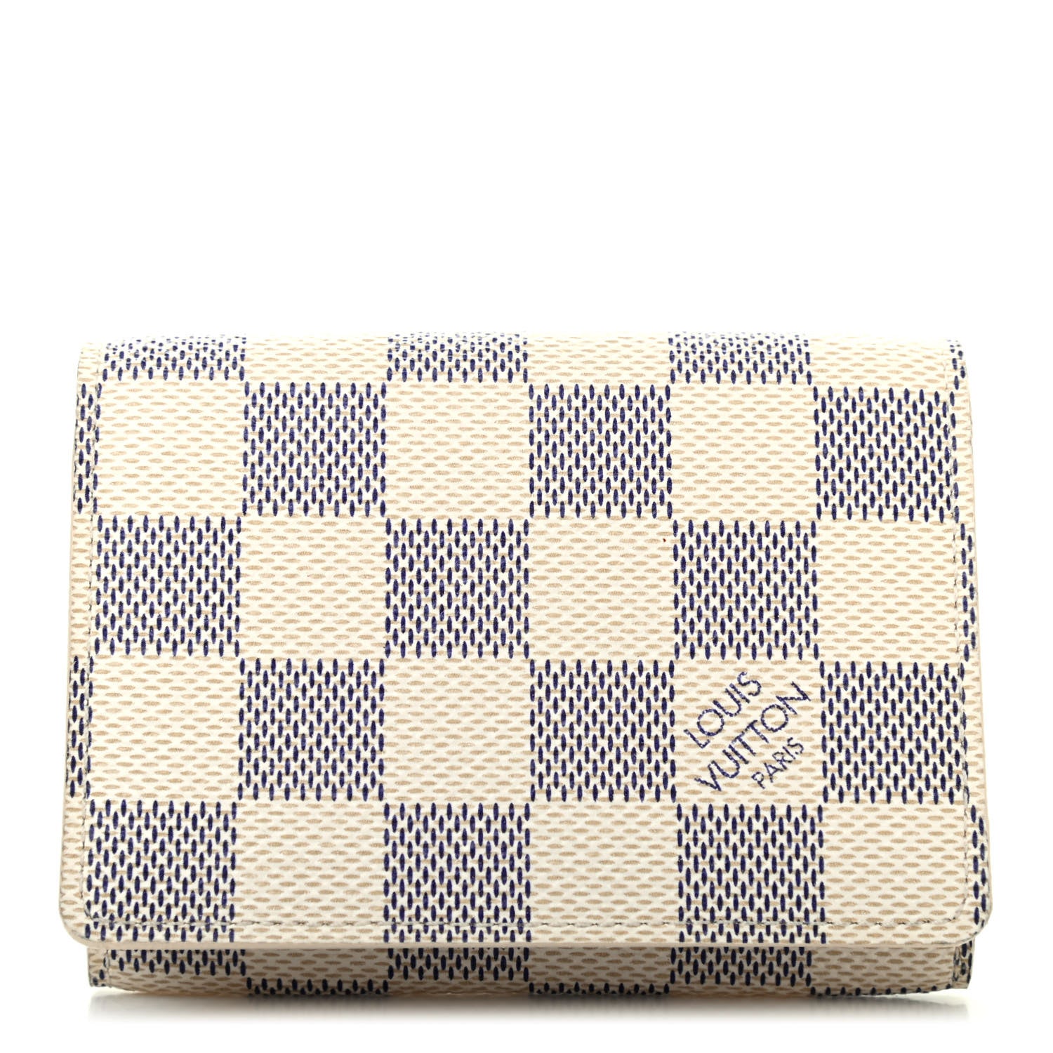 Louis Vuitton Damier Azur Enveloppe Carte De Visite 1 of 4