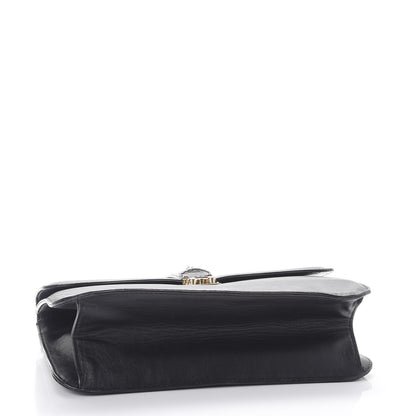 Valentino Garavani Vitello Extra Large Glam Lock Rockstud Flap Black 4 of 11