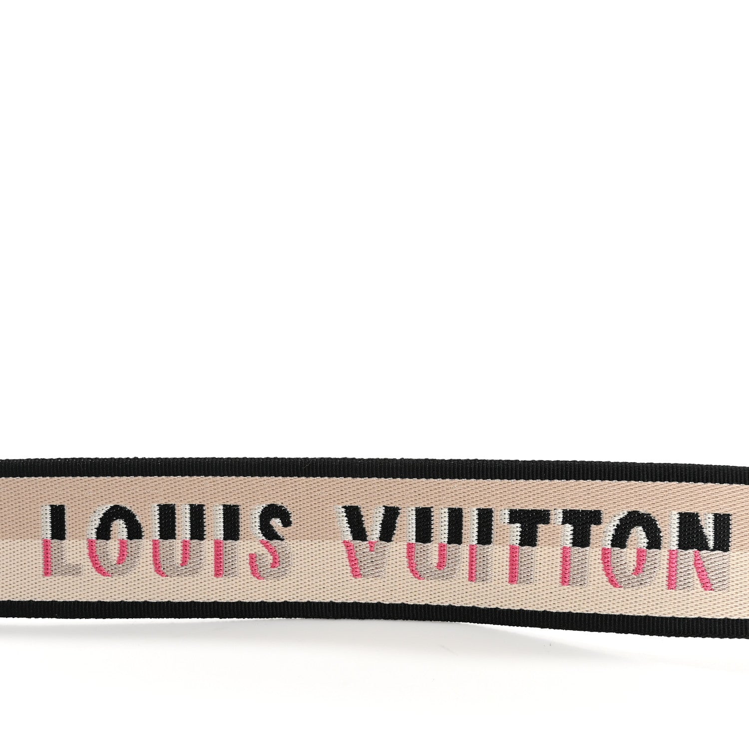 Louis Vuitton Jacquard Diane Shoulder Strap Black 4 of 6