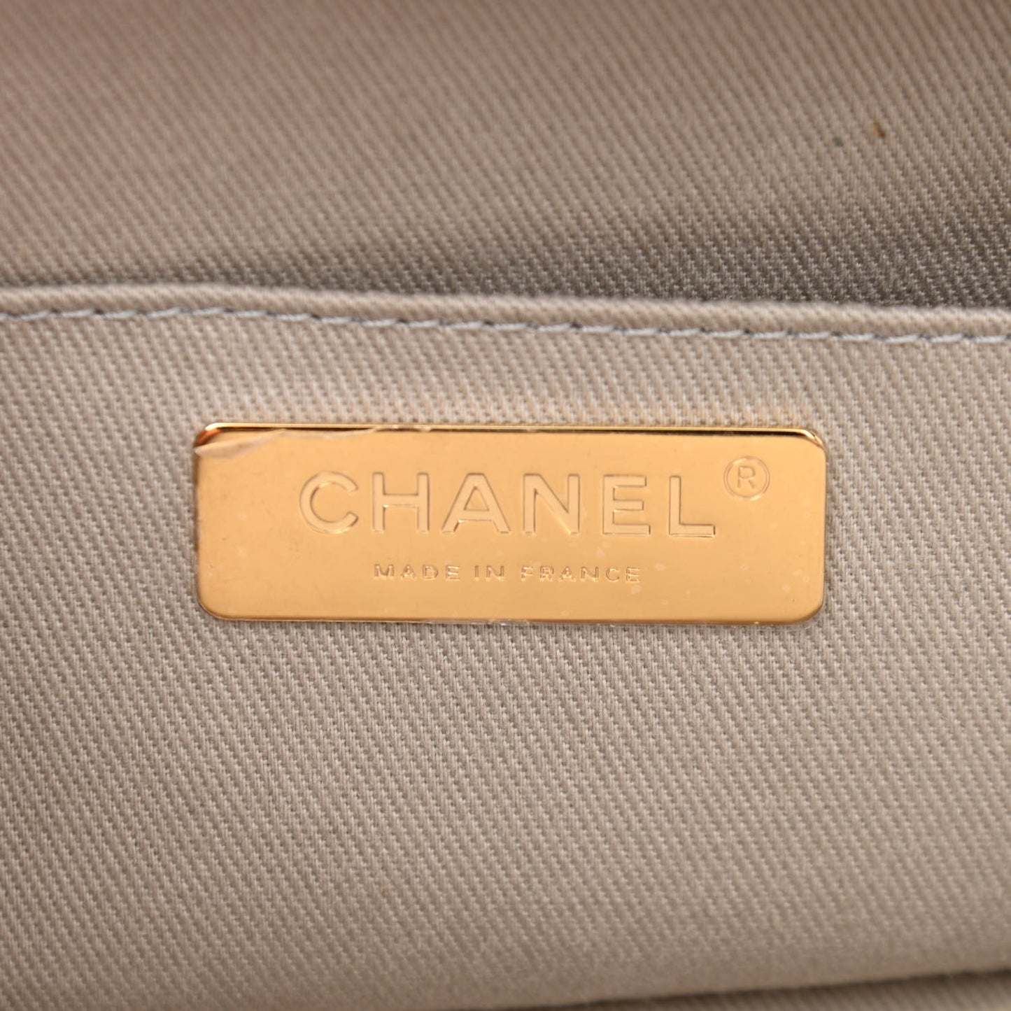 Caviar Stitched Waist Bag Light Grey