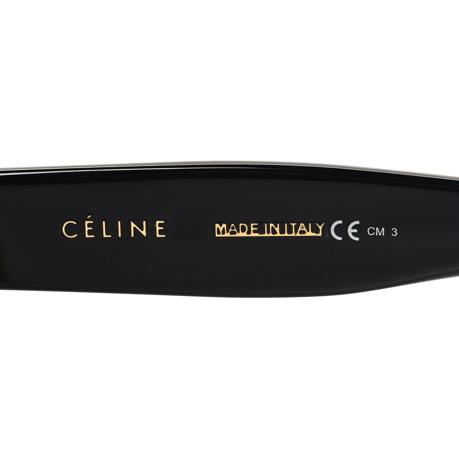 Celine Acetate Kim Sunglasses CL 41444/S Black 5 of 7