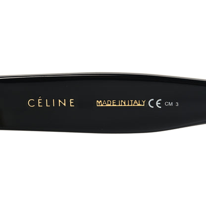 Celine Acetate Kim Sunglasses CL 41444/S Black 5 of 7