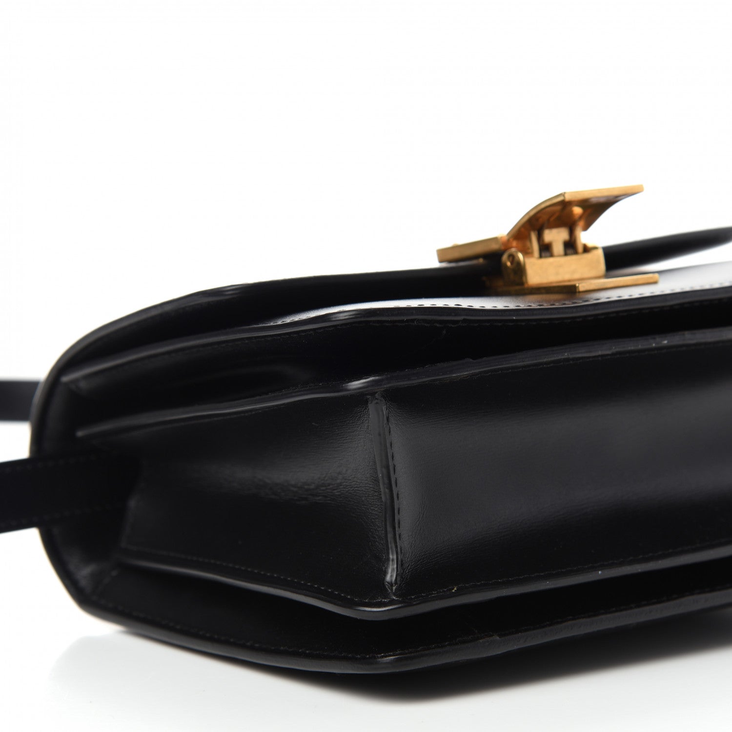 Celine Box Calfskin Small Classic Box Flap Bag Black 9 of 10