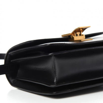Celine Box Calfskin Small Classic Box Flap Bag Black 9 of 10