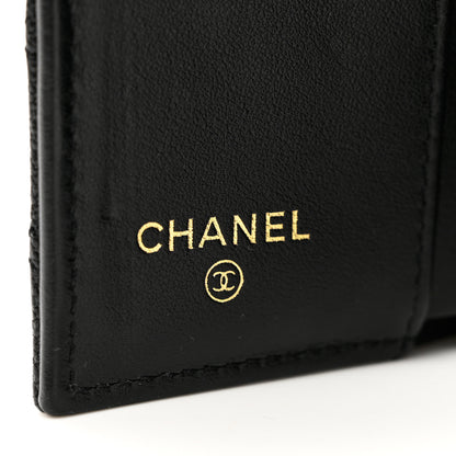 Chanel Caviar Quilted Small Boy Flap Wallet Black 6 of 7
