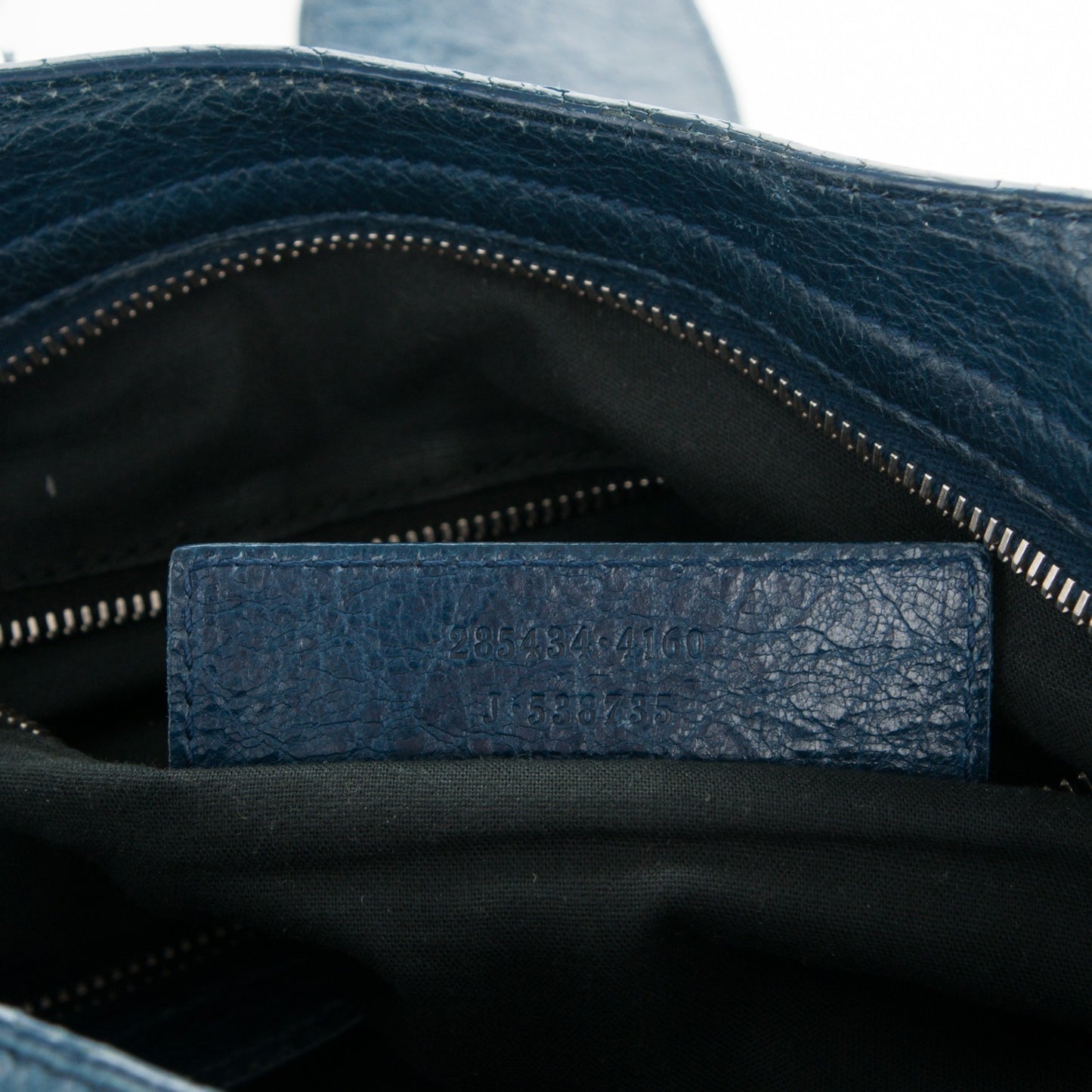 Agneau Giant 12 Silver Hardware Town Bleu Mineral