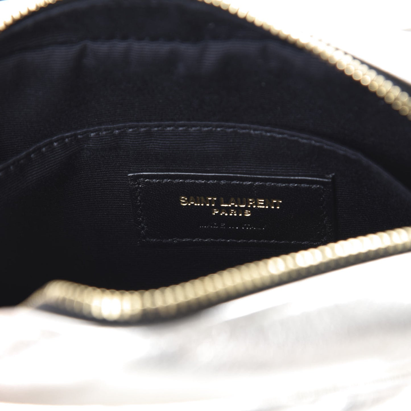 Metallic Calfskin Matelasse Monogram Lou Belt Bag Platino