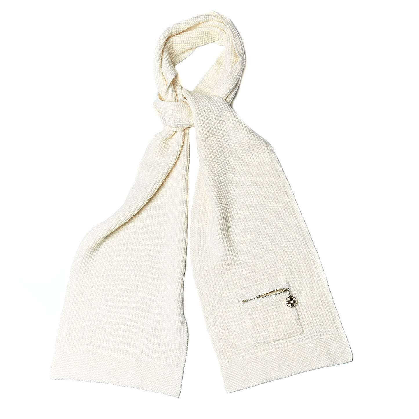 Wool Eleonor Scarf White