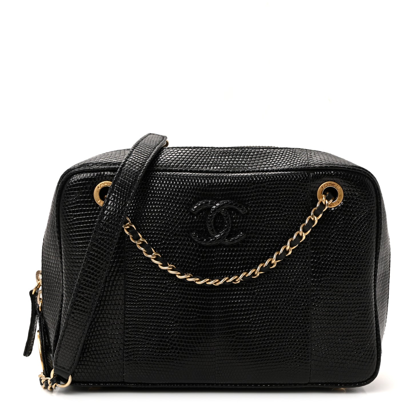 Lizard Coco Vintage Camera Case Black