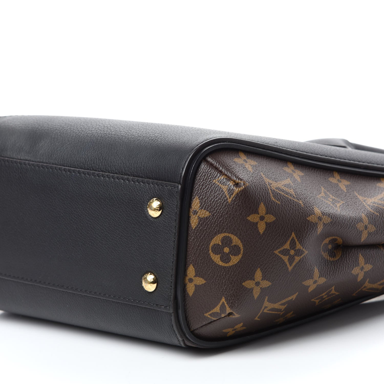 Louis Vuitton Calfskin Monogram Kimono Tote PM Black 7 of 9