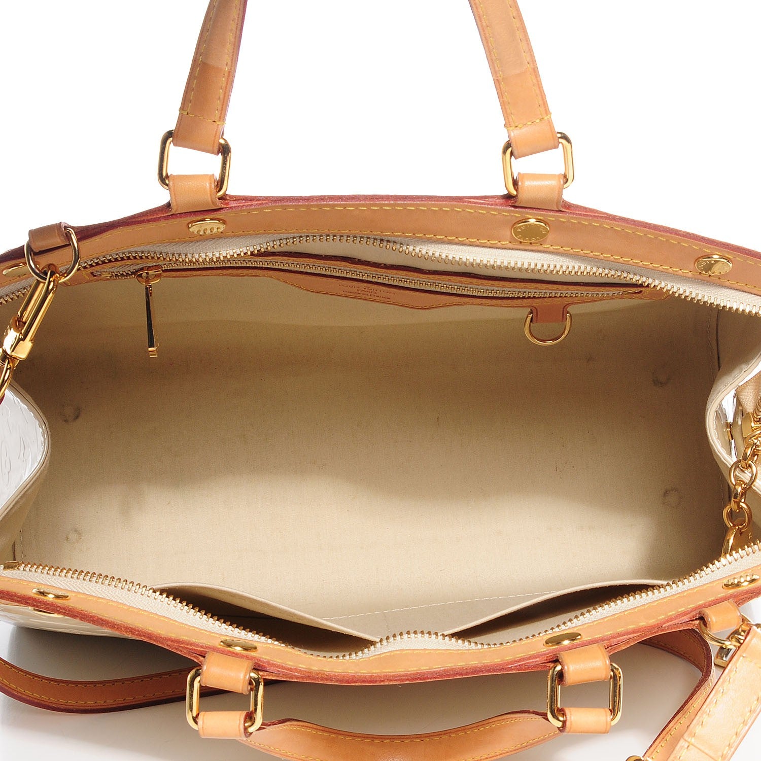 Louis Vuitton Vernis Brea MM Blanc Corail 7 of 7