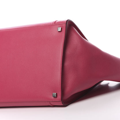 Celine Grained Calfskin Medium Phantom Luggage Fuchsia 11 of 15