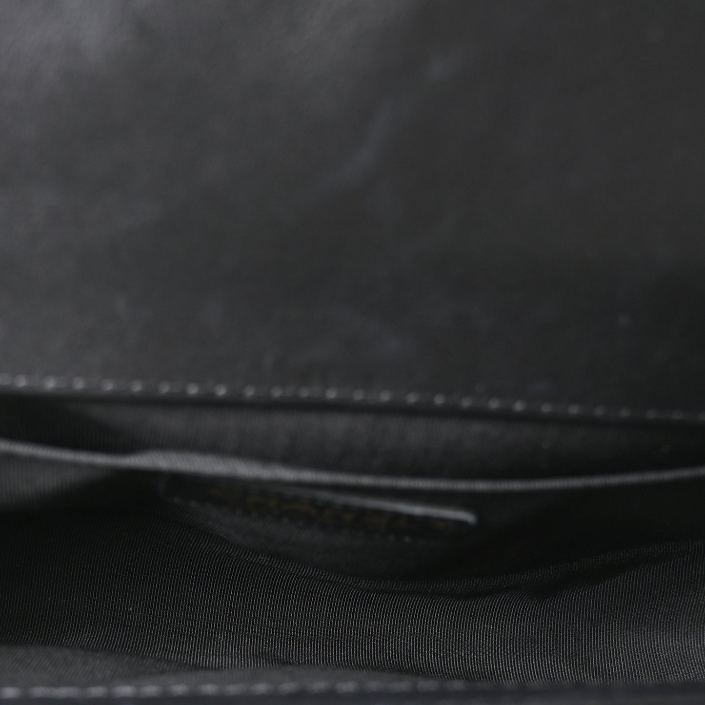 Calfskin Quilted Medium Boy Top Handle Flap Black