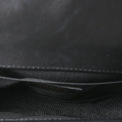Chanel Calfskin Quilted Medium Boy Top Handle Flap Black 5 of 10