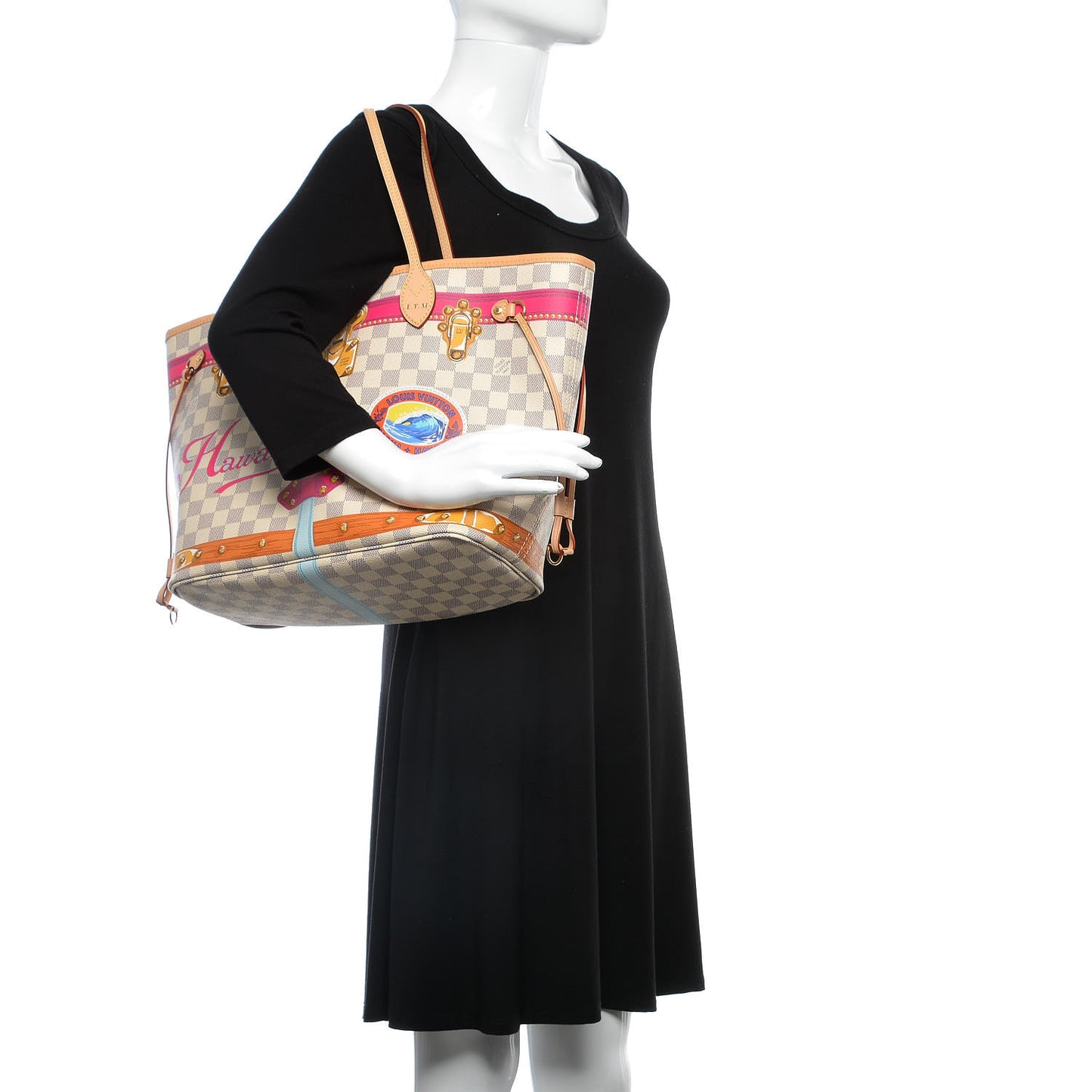 Damier Azur Summer Trunks Hawaii Neverfull MM