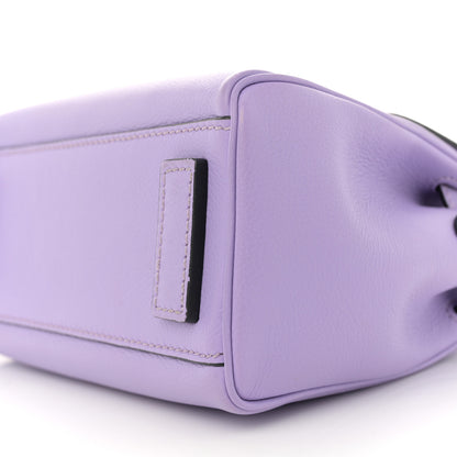 Versace Calfskin Medusa Small Top Handle Handbag Lilac 9 of 11
