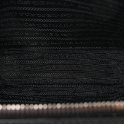 Prada Saffiano Travel Medium Brique Crossbody Bag Black 5 of 11
