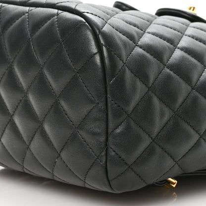 Chanel Lambskin Quilted Small Urban Spirit Backpack Black 9 of 10