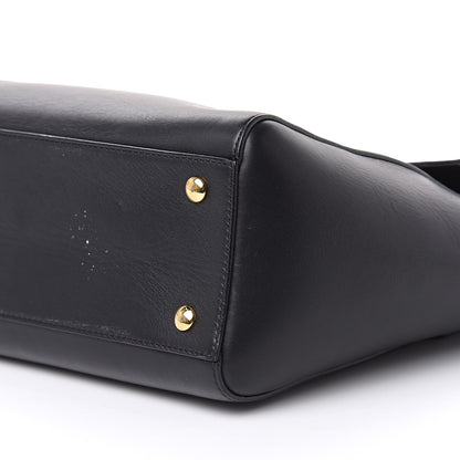 Versace Calfskin Signature Satchel Black 8 of 18
