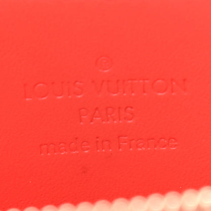 Louis Vuitton Metallic Vernis Degrade Zippy Coin Purse Pink Red 6 of 6