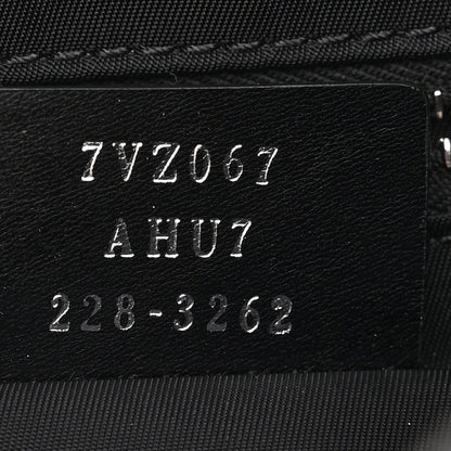 Fendi Suede Nylon Santander Cuoio Romano Bi-Color FF Embossed Small Fendiness Backpack Piombo Fango Grigio Polvere Asphalto 7 of 11
