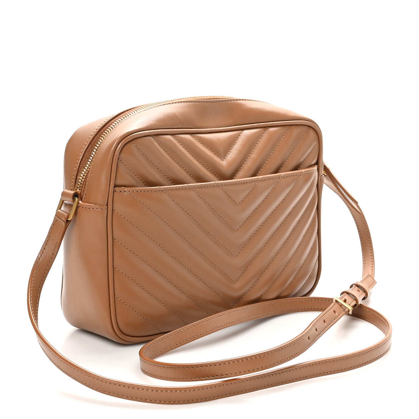 Calfskin Matelasse Monogram Lou Camera Bag Cinnamon