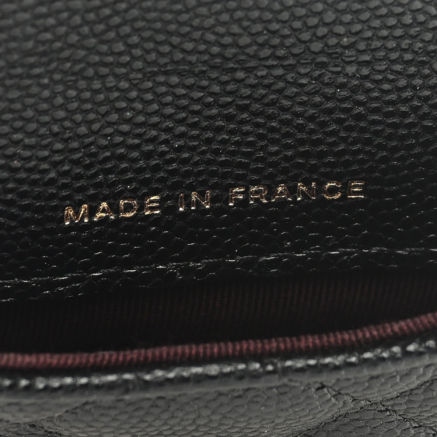 Caviar Quilted Mini Chain Belt Bag Black