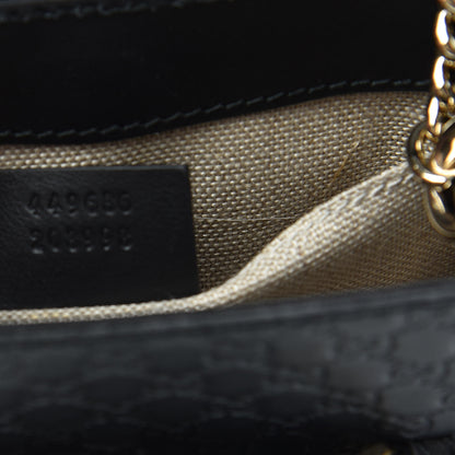 Gucci Microguccissima Mini Emily Shoulder Bag Black 7 of 10