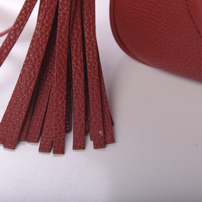 Gucci Pebbled Calfskin Small Soho Disco Bag Tabasco Red 12 of 12