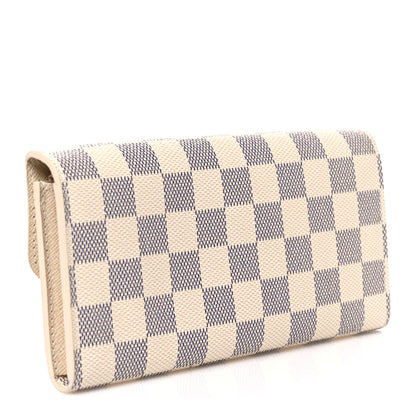 Louis Vuitton Damier Azur Emilie Wallet 3 of 7