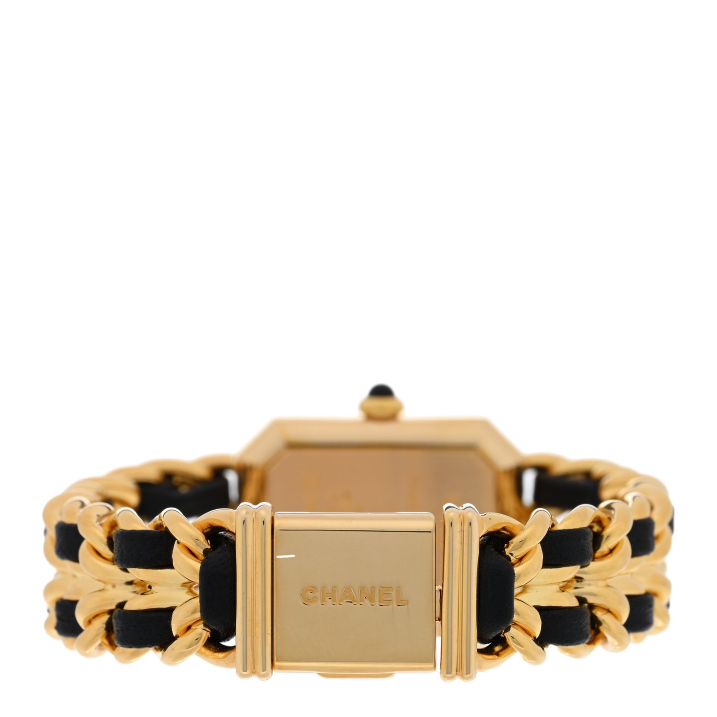 Stainless Steel Lambskin 20mm Chain Premiere Quartz Watch Gold M