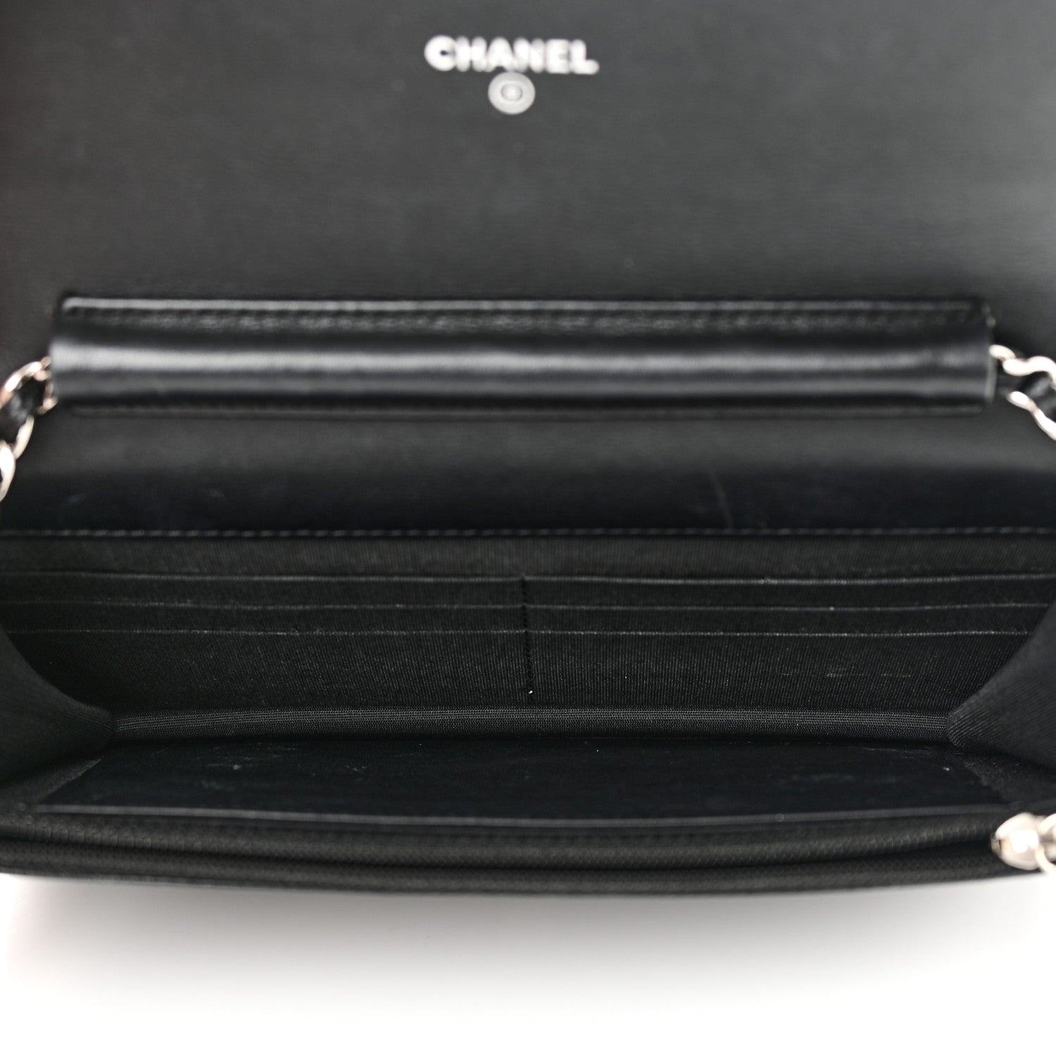 Chanel Caviar Timeless CC Wallet On Chain WOC Black 5 of 20