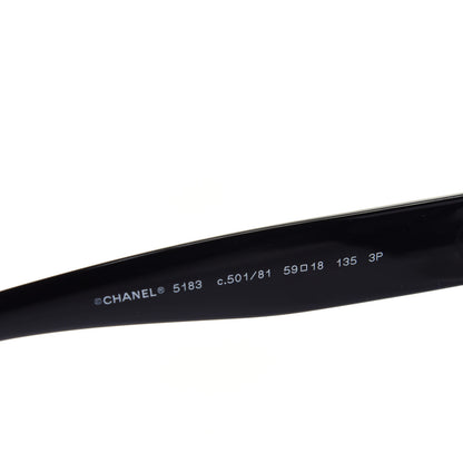 Chanel Acetate CC Sunglasses 5183 Black 5 of 8