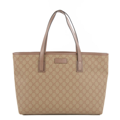 Gucci GG Supreme Monogram Medium Zippered Shopping Tote Winter Rose 1 of 7