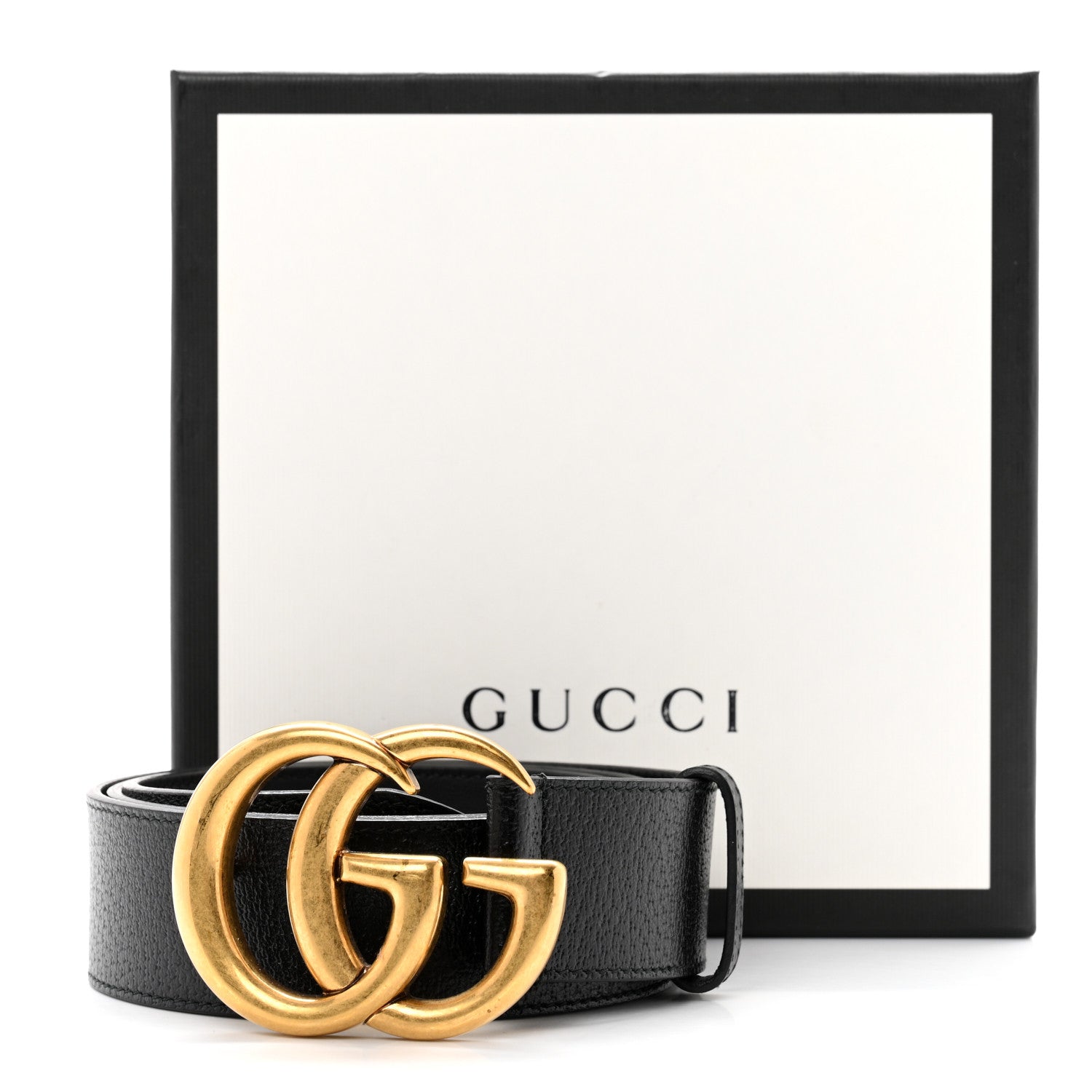 Gucci Textured Calfskin Double G 40mm Belt 90 36 Black 6 of 6
