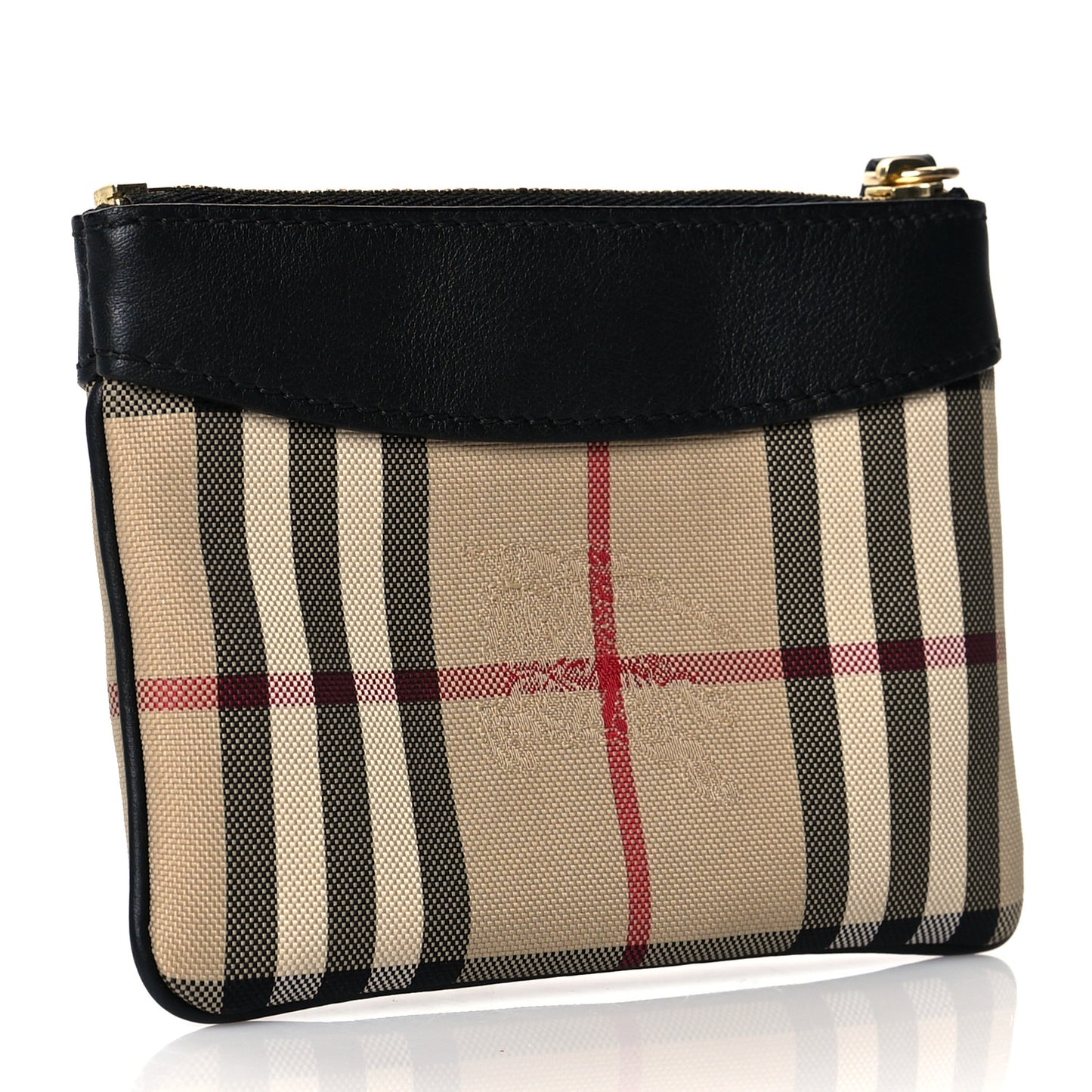 Haymarket Check Zip Pouch Black