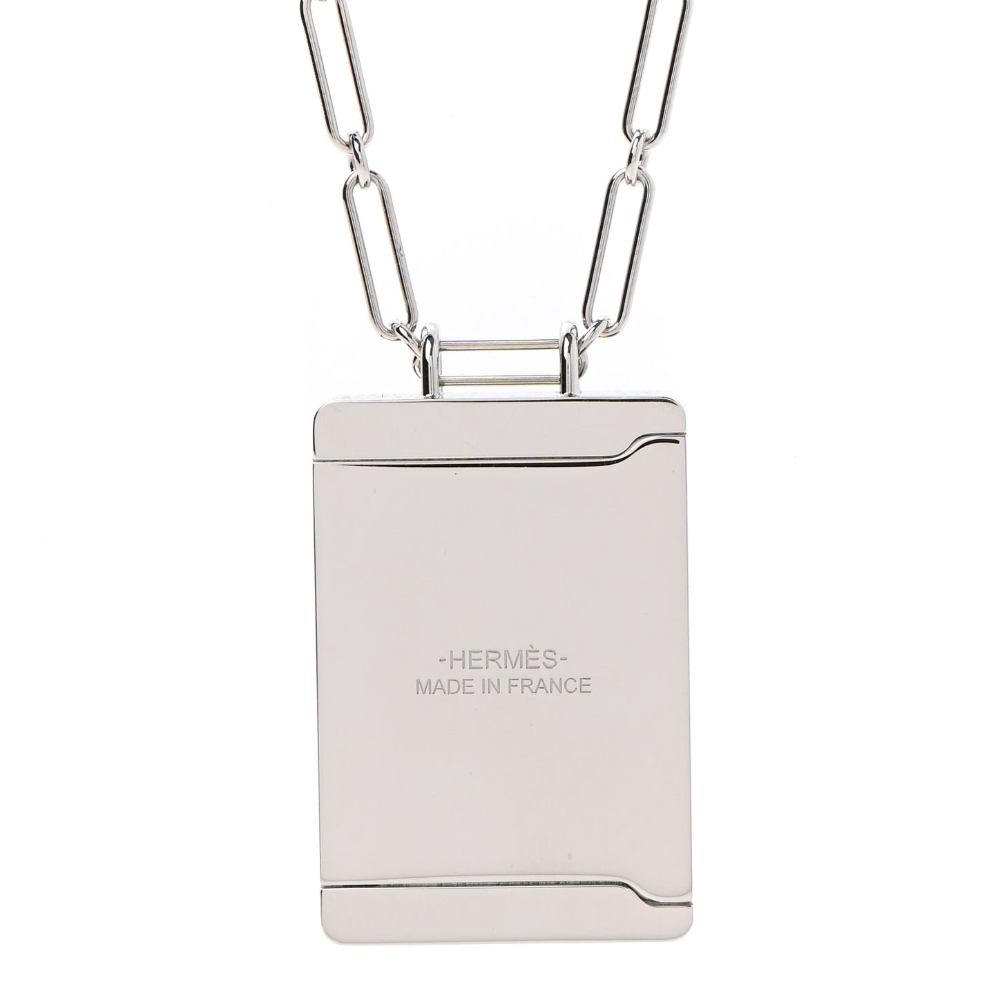Palladium Enamel Space Derby Dream Box Necklace